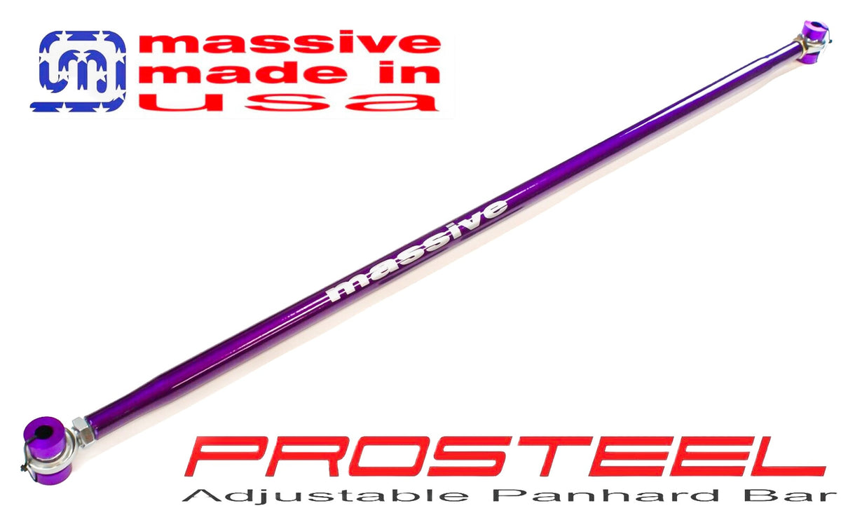 Massive Panhard PROSTEEL Rod 05-14Mustang GT 500 S197 3.7 4.0 4.6 5.0 5.4 - Massive Speed System