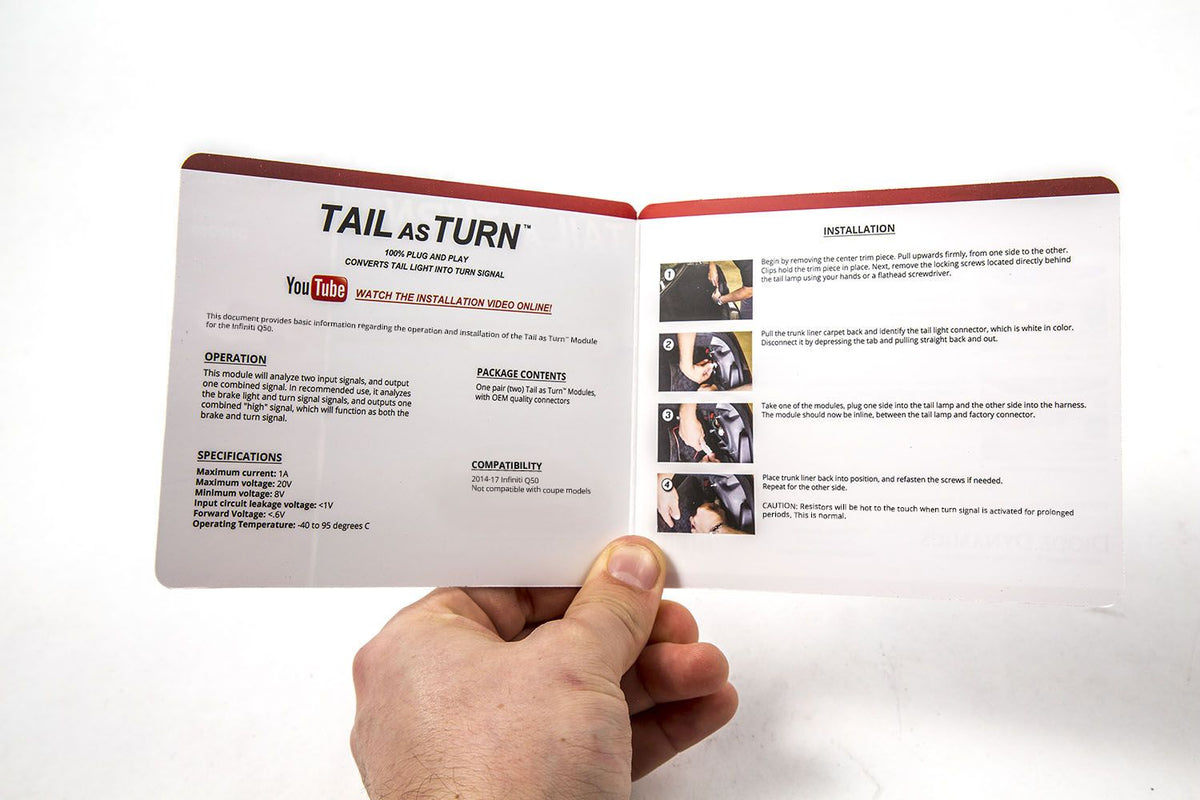 Diode Dynamics 2014-2017 Infiniti Q50 Tail as Turn Module (USDM) (Pair) - DD3036