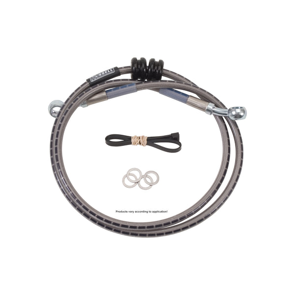 Russell 97-03 Suzuki GSXR600/GSXR750/01-02 GSXR1000 Cycleflex Two-Line Racer Brake Hose Kit - Front - R09190