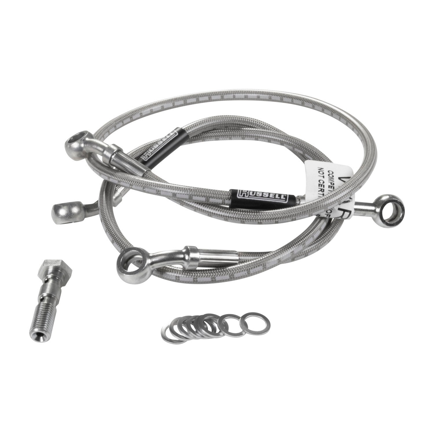 Russell 1998 Honda CBR900RR Cycleflex Two-Line Racer Brake Hose Kit - Front - R09384