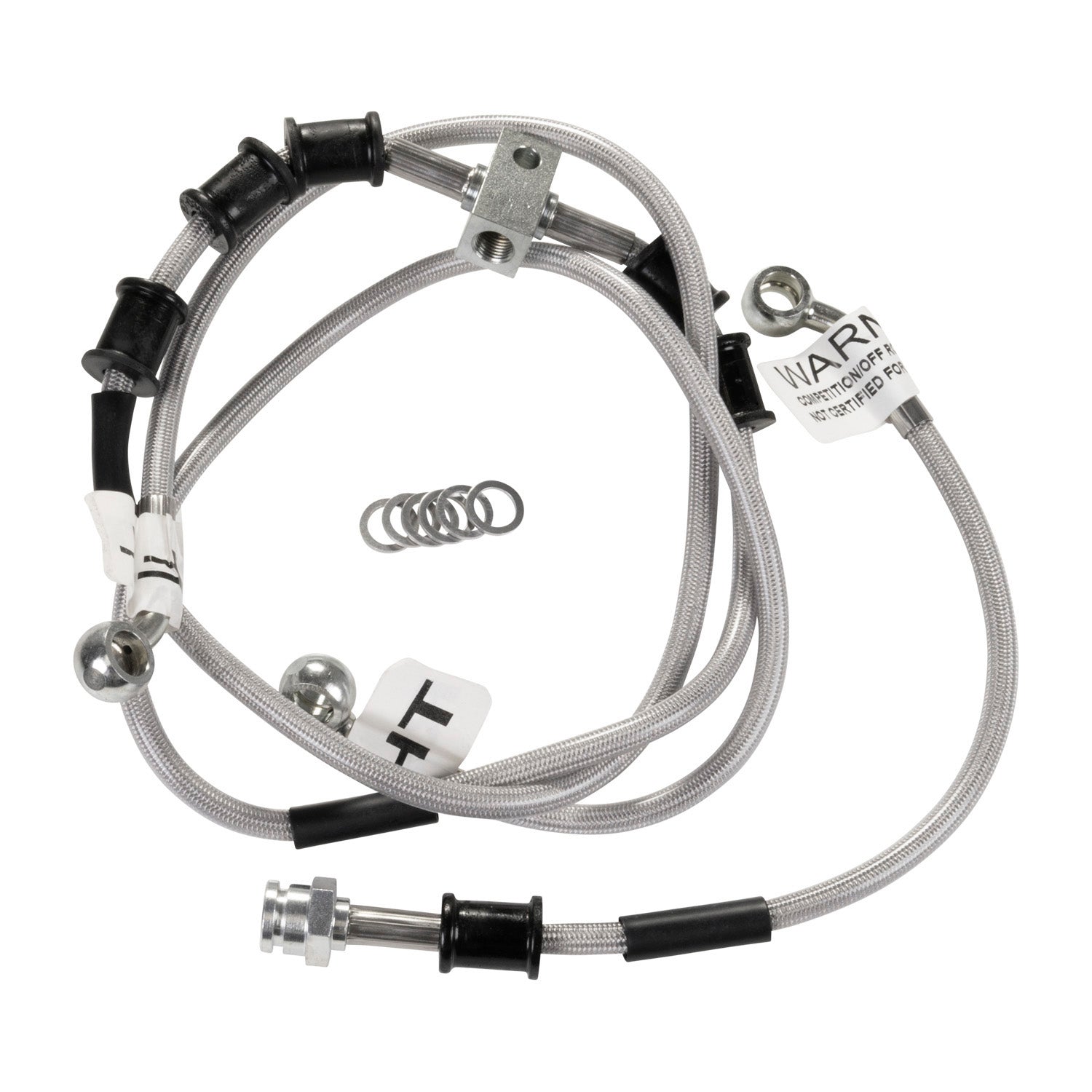 Russell 06-09 Honda TRX450R +3in Cycleflex Sport ATV Brake Hose Kit - Front - R09397