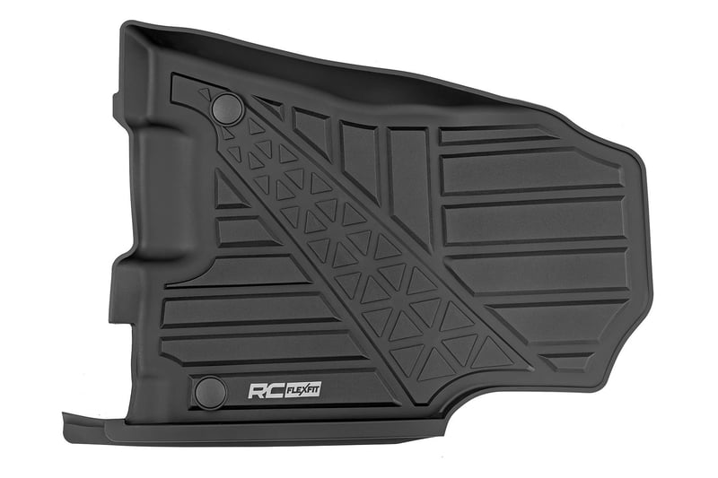 Rough Country - Flex-Fit Floor Mats - First & Second Row - Crew - Ram 1500 (19-24)/1500 TRX (21-24) - FF-31422