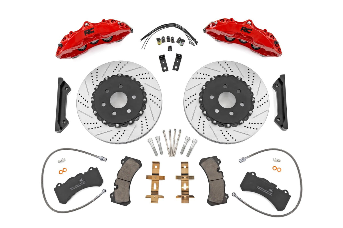 Rough Country - Performance Brake System - Front - Ram 1500 2WD/4WD (2019-2025) - 95112 for 2018-2024 Jeep Wrangler - close-u
