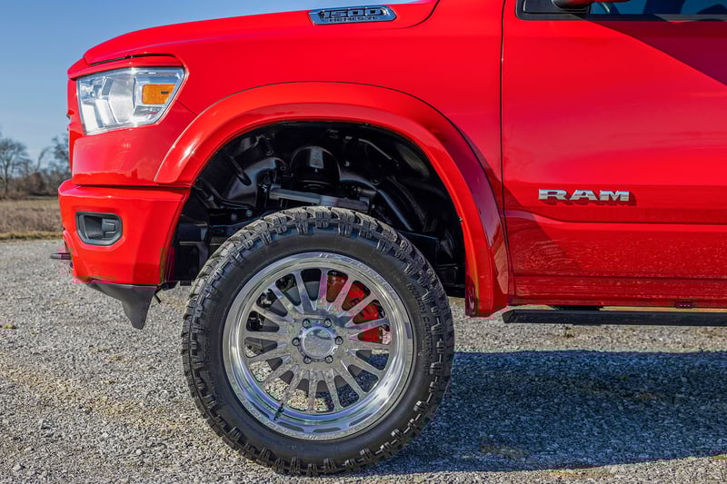 Rough Country - Sport Fender Flares - PXJ Diamond Black - Ram 1500 2WD/4WD (2019-2024) - S-D10914-PXJ