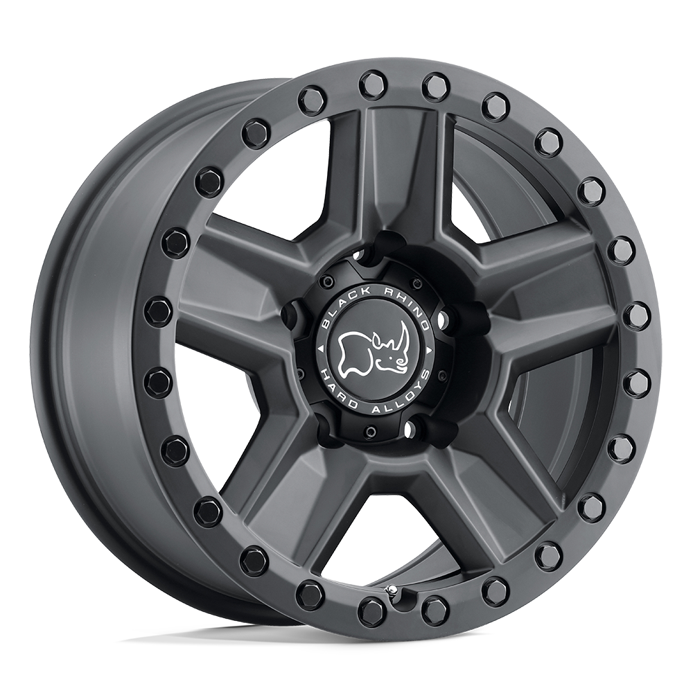 Black Rhino Hard Alloys Ravine 20X9 6X139.7 +12MM Matte Black