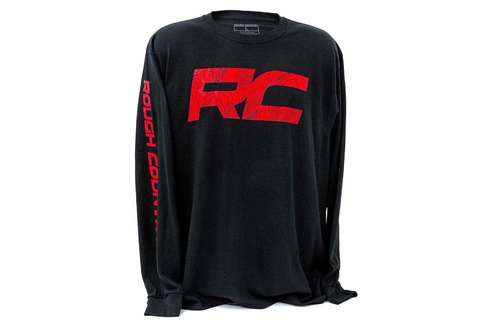 Rough Country Long Sleeve | RC Tread Sleeve | Black| LG
