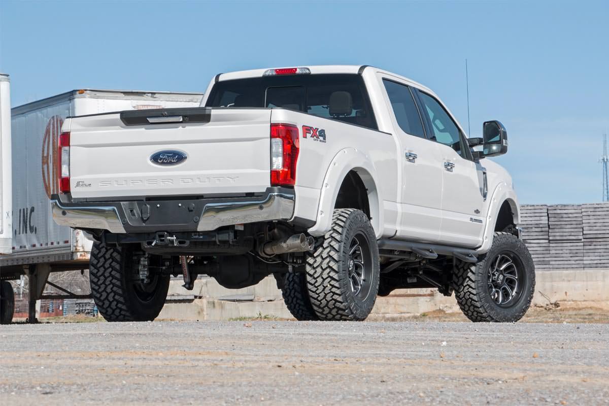 Rough Country - Pocket Fender Flares - B3 Atlas Blue - Ford F-250/F-350 Super Duty (17-22) - F-F21112-B3 by Rough Country - a