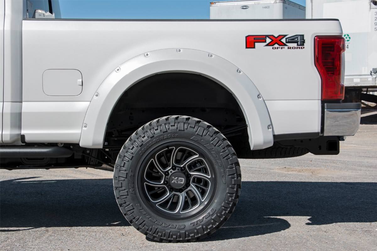 Rough Country - Pocket Fender Flares - B3 Atlas Blue - Ford F-250/F-350 Super Duty (17-22) - F-F21112-B3 by Rough Country - i