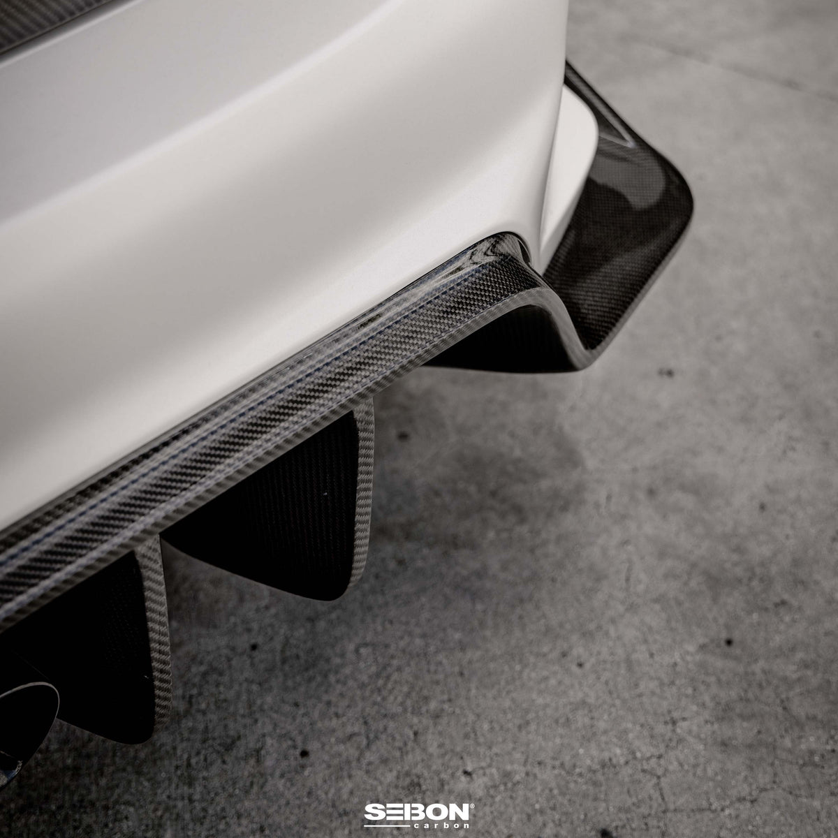 Seibon 2023+ Honda Civic Type R MB-Style Carbon Fiber Rear Diffuser - RD23HDCVR-MB