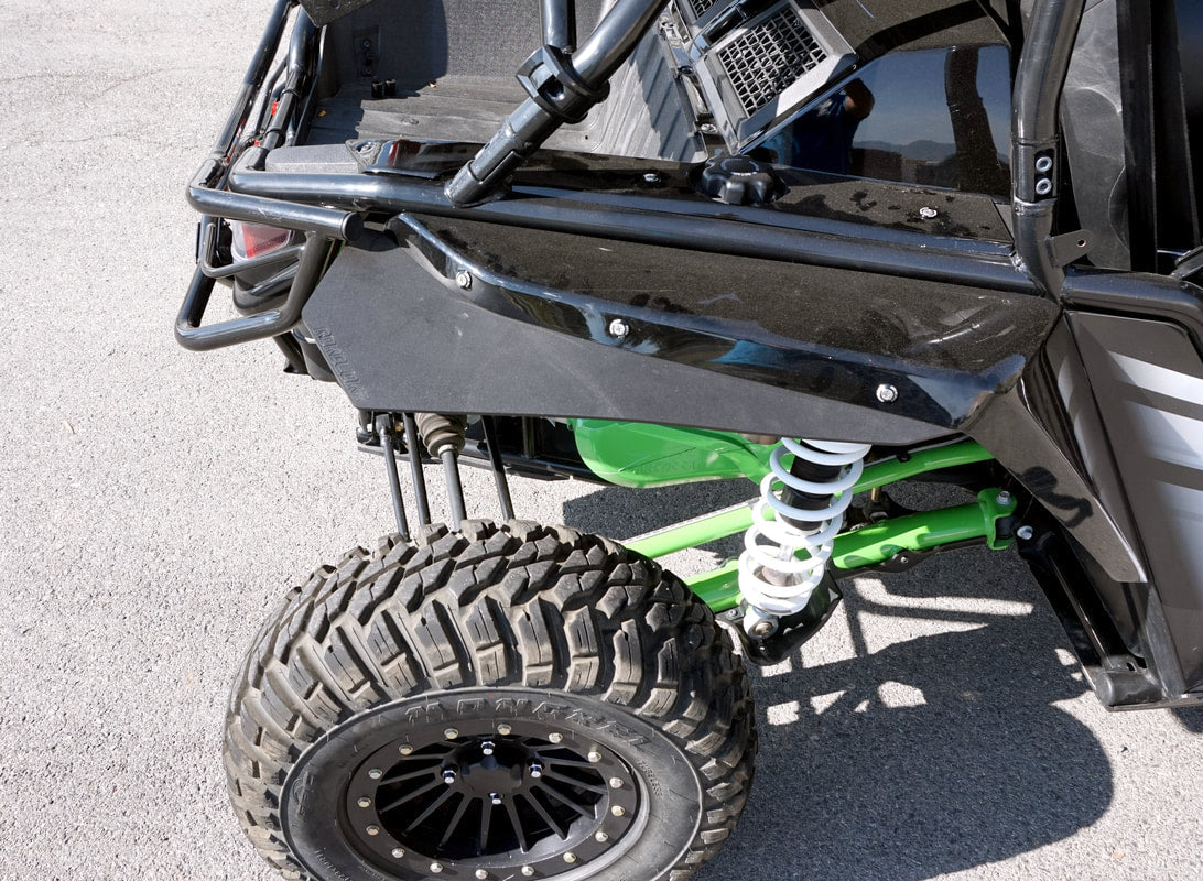 RokBlokz Arctic Cat WILDCAT X 1000 Fender Flare Extensions/Mud Flaps F&R