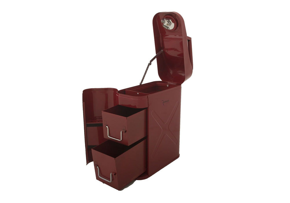 Rampage 1999-2019 Universal Trail Can Utility/Tool Box - Red - 86619