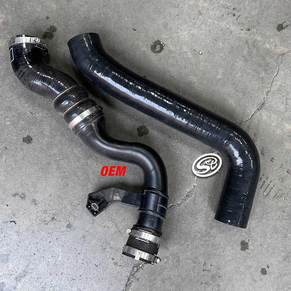 S&amp;B Cold Side Intercooler Pipe for 2020-2024 Ford Explorer ST, Explorer, Lincoln Aviator 3.0L - 83-1004
