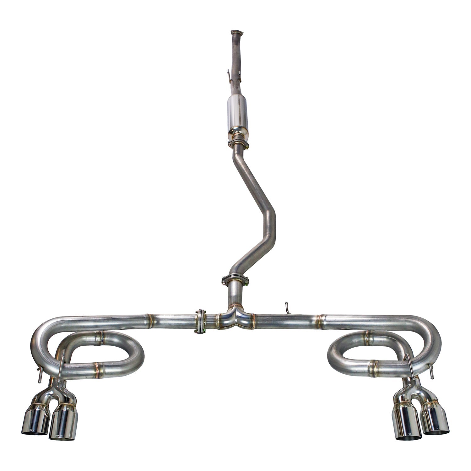 Remark 2022+ Honda Civic Sport Hatchback FL2 (Link Loop) Catback Exhaust Stainless Steel Tip - RK-C4063H-10