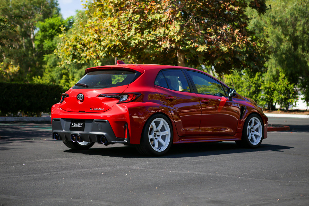 REMARK 23+Toyota GR Corolla Elite Spec Full Titanium Quad Tip Cat Back Exhaust - RK-C4076T-05T