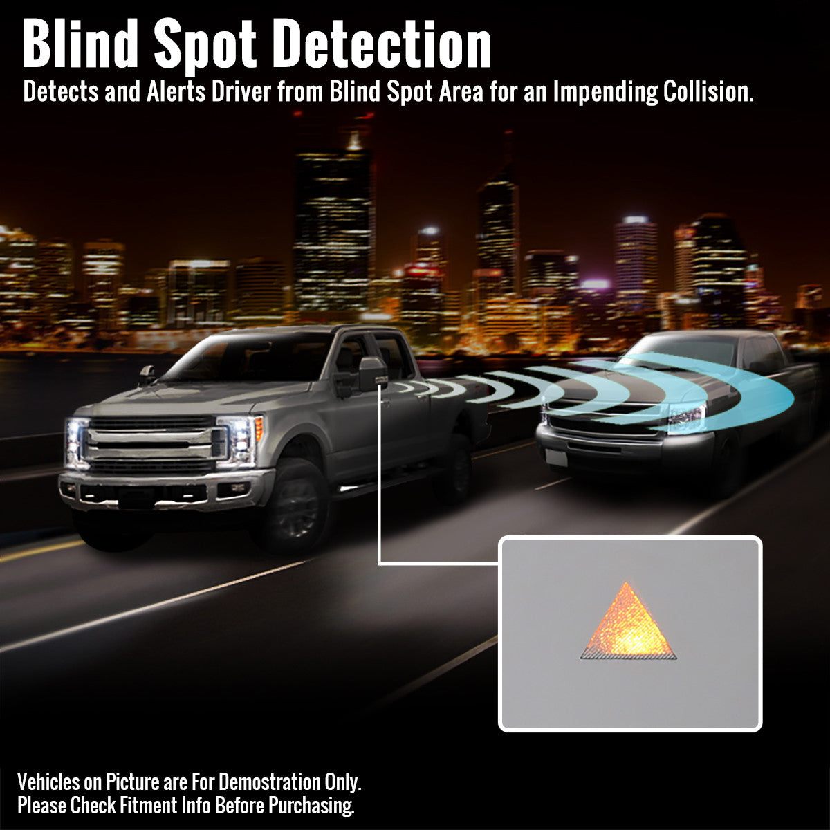 Spec-D Tuning - 2019-2024 Dodge RAM 1500 Black Power Adjustable, Manual Fold, BSD & Heated Side Mirror w/ LED Puddle and Turn Signal Light - Driver Side Only - RMV-RAM1915HP-FS-L