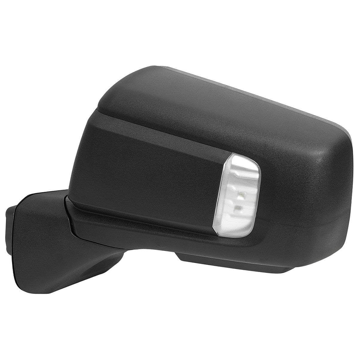 Spec-D Tuning - 2019-2026 GMC Sierra 1500 Black Power Adjustable, Auto-Fold, BSD & Heated Side Mirror w/ LED Puddle and Auxiliary Light - Driver Side Only - RMV-SIE1915HPATL-FS