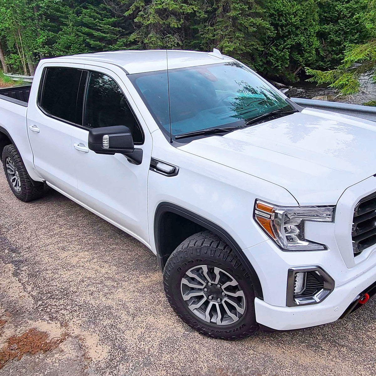 Spec-D Tuning - 2019-2026 GMC Sierra 1500 Black Power Adjustable, Auto-Fold, BSD & Heated Side Mirror w/ LED Puddle and Auxiliary Light - Passenger Side Only - RMV-SIE1915HPATR-FS
