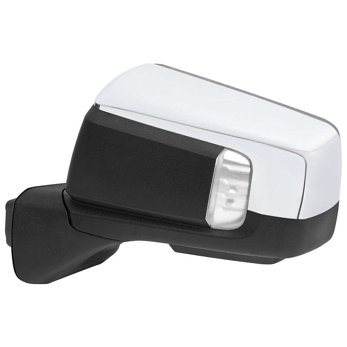 Spec-D Tuning - 2019-2026 Chevrolet Silverado 1500 Chrome Power Adjustable, Auto-Fold, BSD & Heated Side Mirror w/ LED Puddle and Turn Signal Light - Driver Side Only - RMV-SIV1915CHPATL-FS