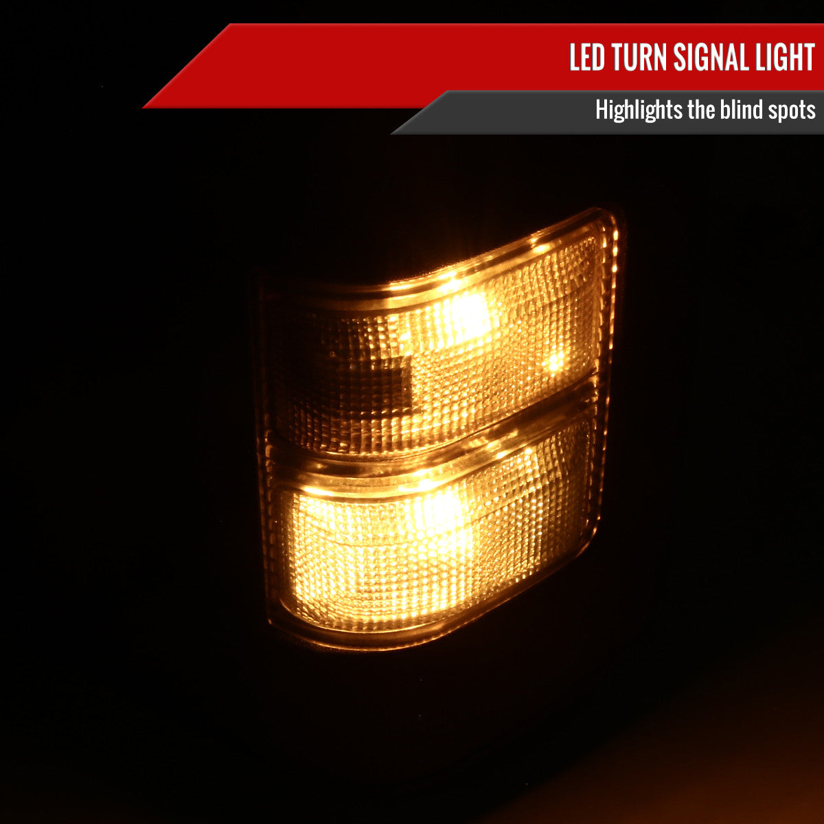 Spec-D Tuning - 2008-2016 Ford F-250/F-350/F-450/F-550 Power Adjustable, Heated, & Manual Extendable Towing Mirrors w/ Smoked Lens Turn Signal Lights - RMX-F25008GLEDH-P-FS