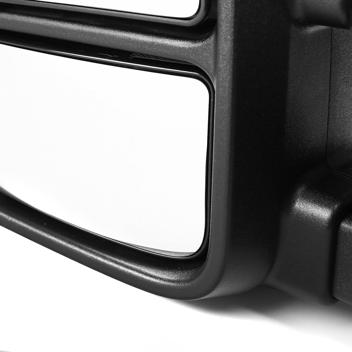 Spec-D Tuning - 1999-2016 Ford F-250/F-350/F-450 Power Adjustable, Heated, & Manual Extendable Chrome Towing Mirrors w/ Clear Lens LED Turn Signal & Clearance Lights - RMX-F25099F2H-P-FS