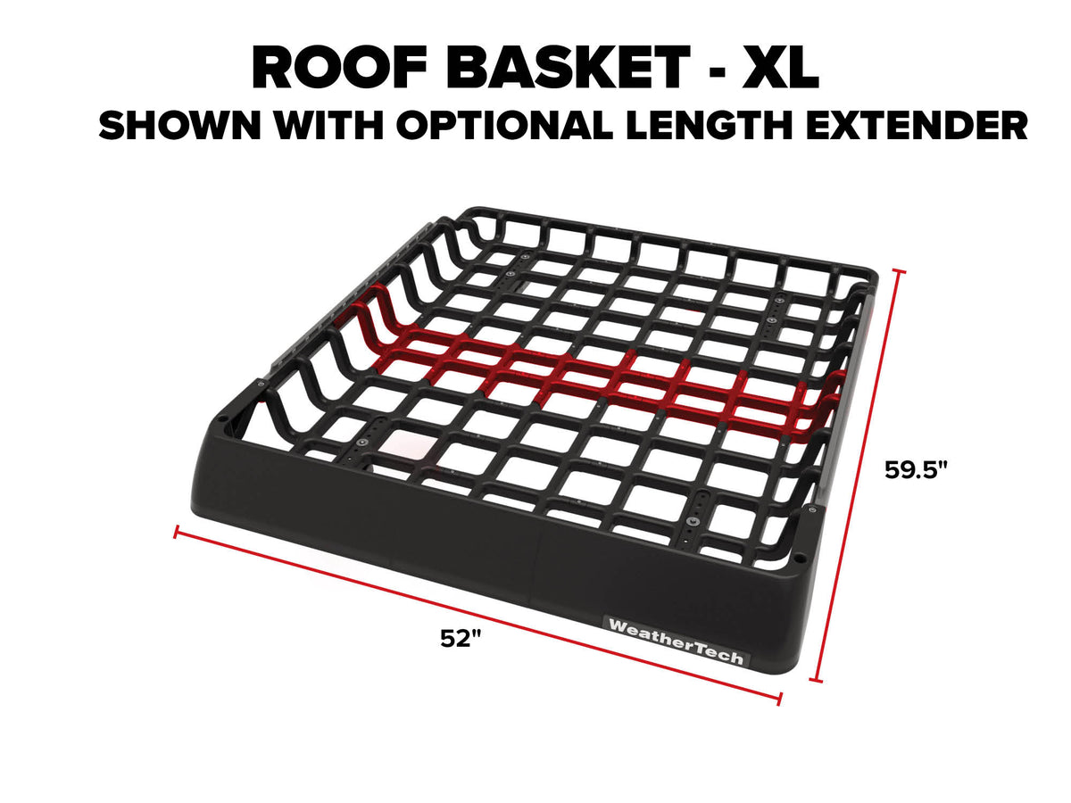 Weathertech - Roof Basket - 8ARR01-8AWEK