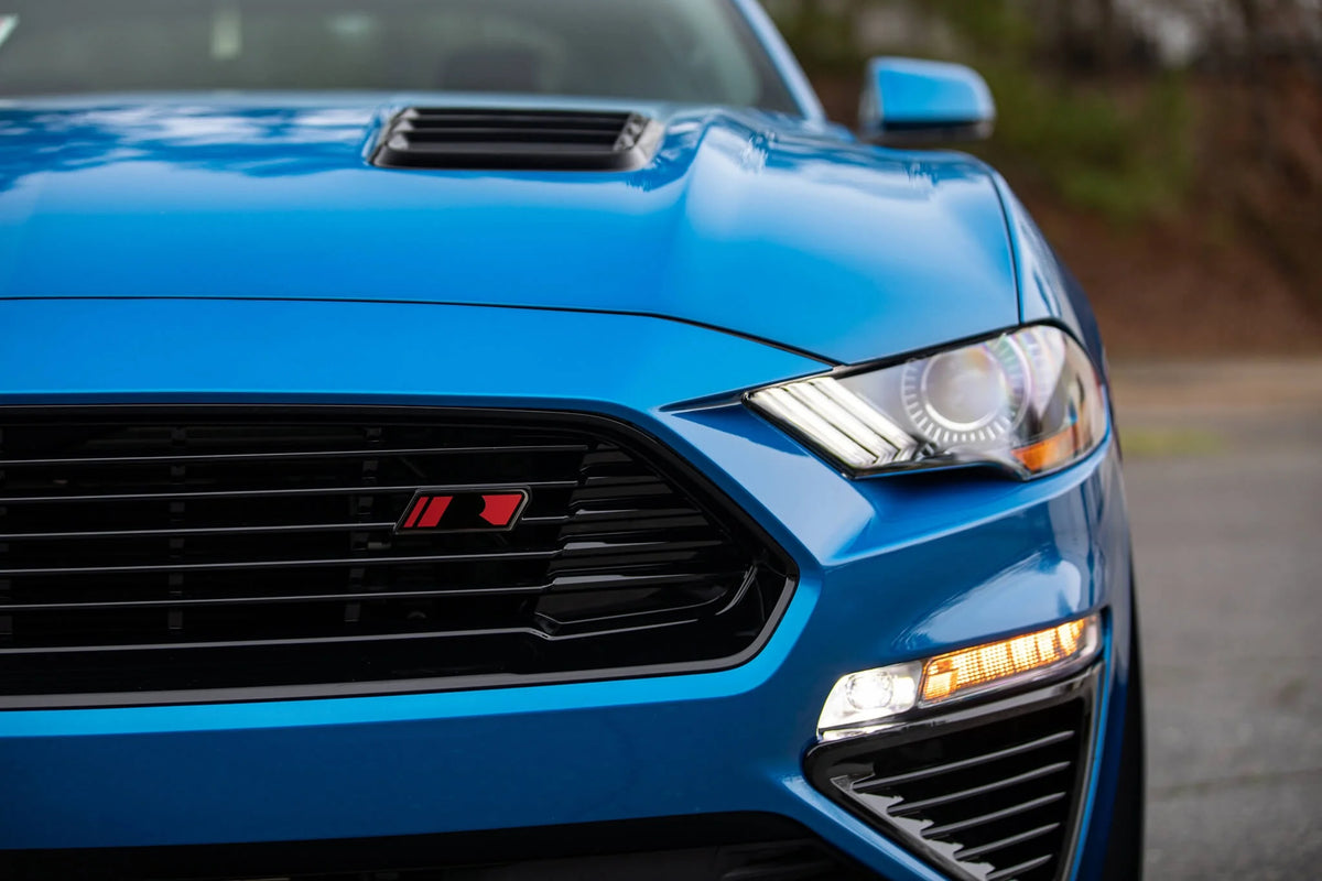 Roush 2018+ Ford Mustang Black Upper Grille Kit - 422275