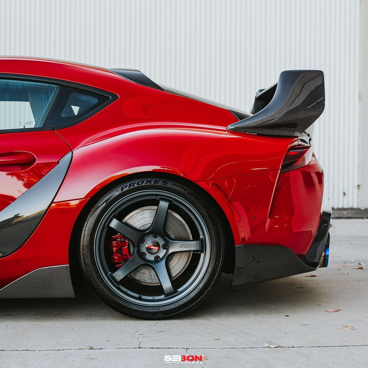 Seibon 2020 Toyota Supra TD-Style Carbon Fiber Rear Spoiler - RS20TYSUP-TD