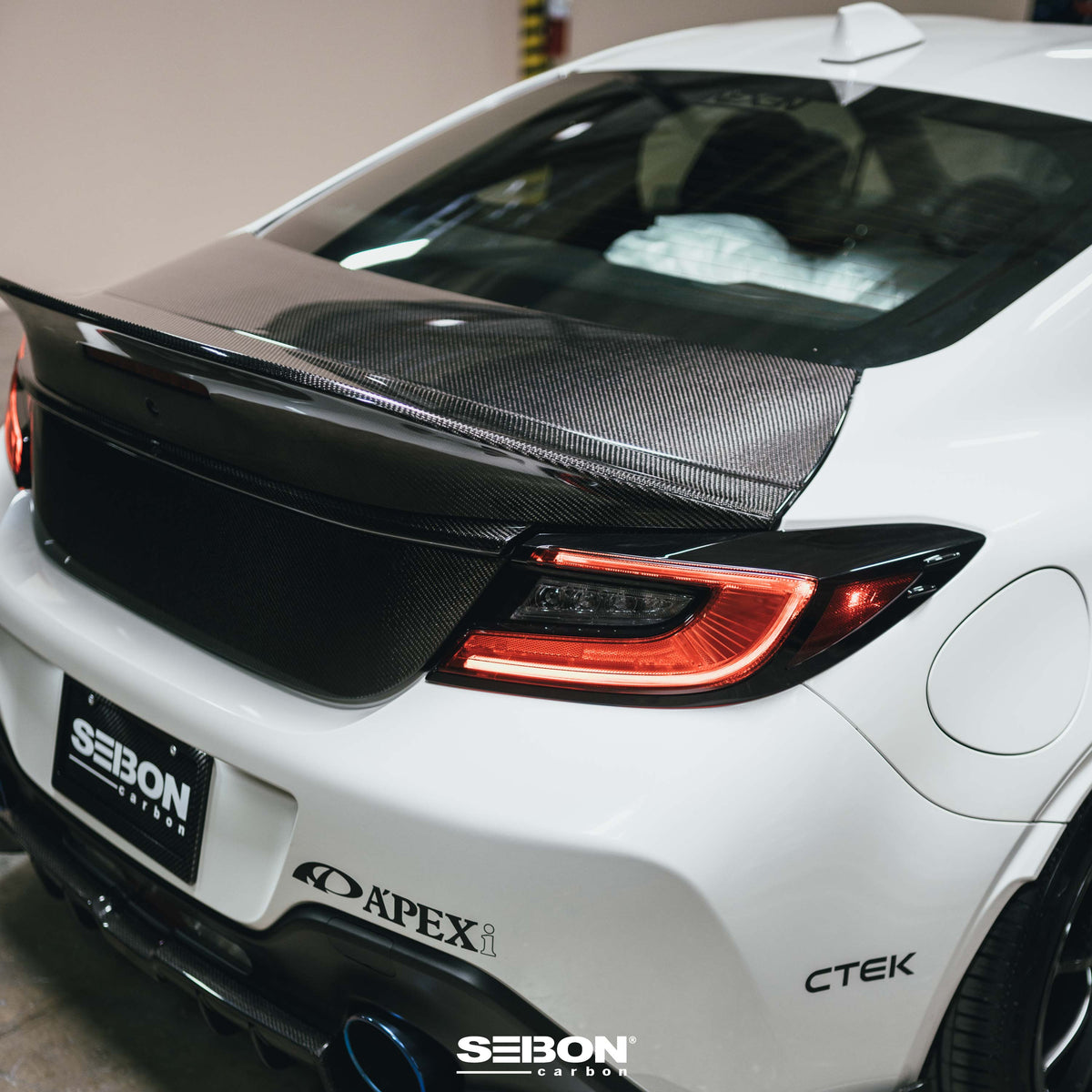 Seibon 2022 Toyota GR86 MB-Style Carbon Fiber Rear Spoiler - RS22TY86-MB