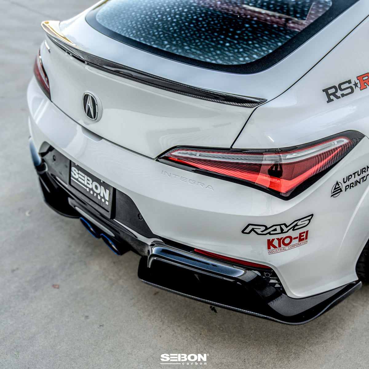 Seibon 23-24 Acura Integra C-Style Carbon Fiber Rear Spoiler - RS23ACIN-C
