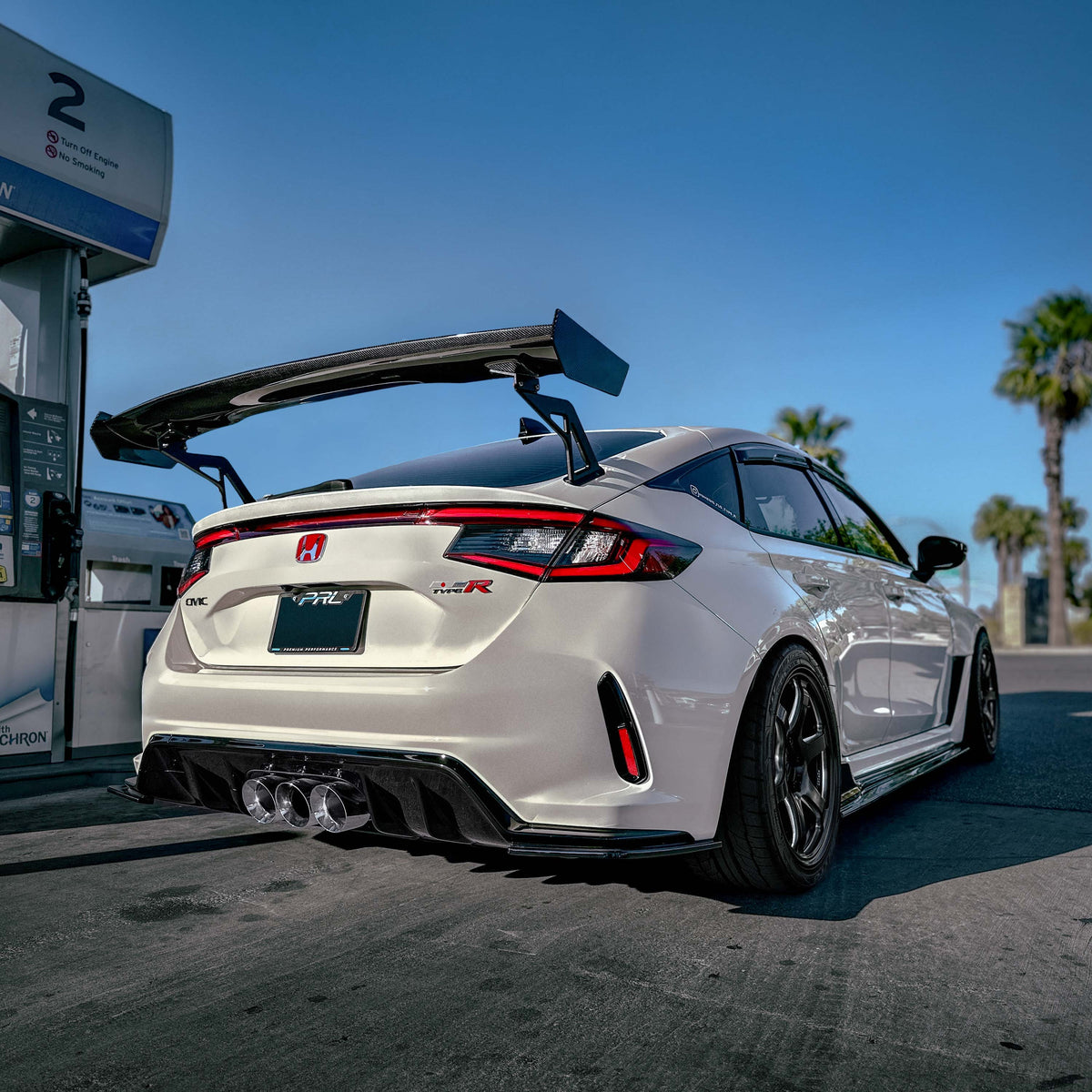 Seibon 23-24 Honda Civic Type-R GT-Style Carbon Fiber Rear Spoiler - RS23HDCVR-GT