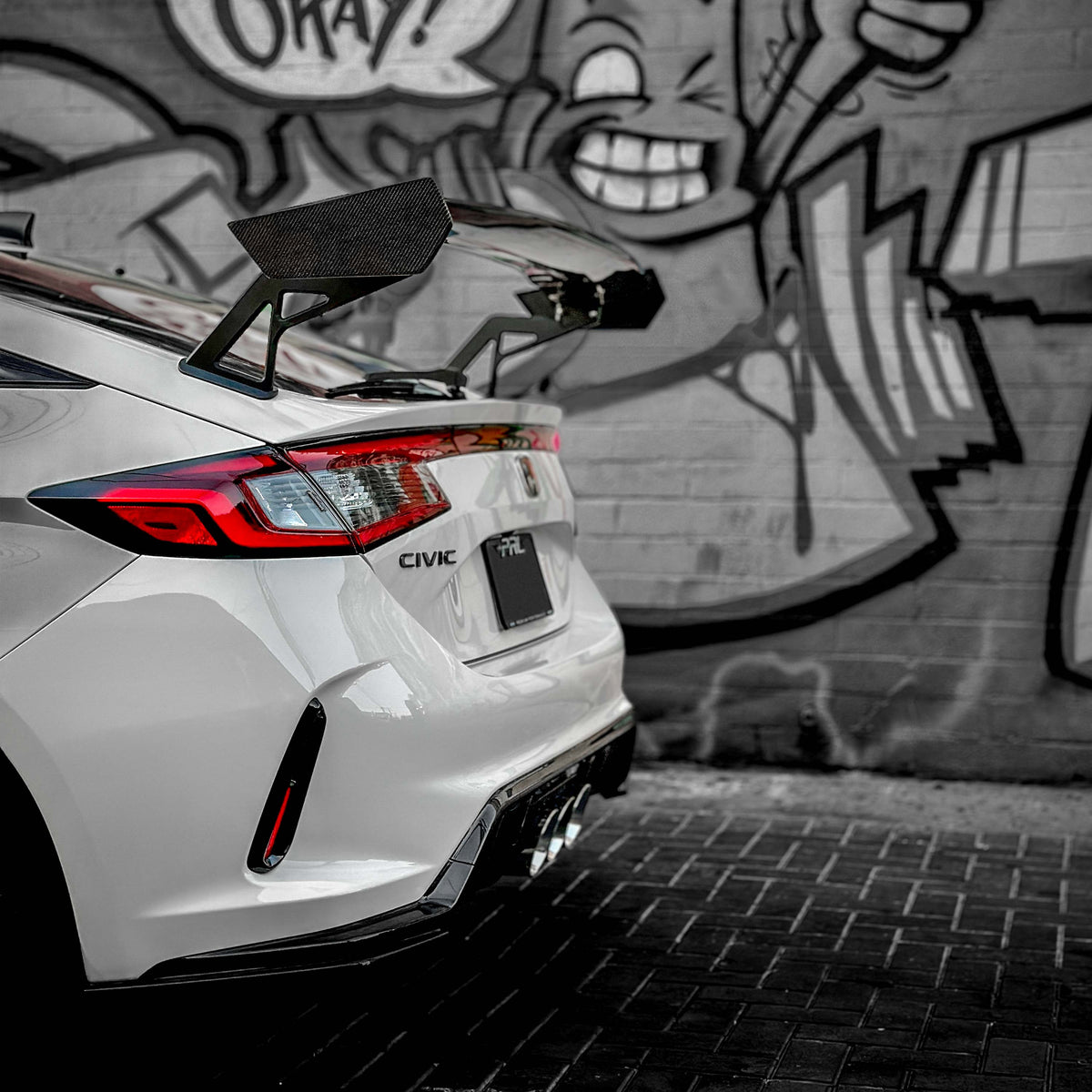 Seibon 23-24 Honda Civic Type-R GT-Style Carbon Fiber Rear Spoiler - RS23HDCVR-GT