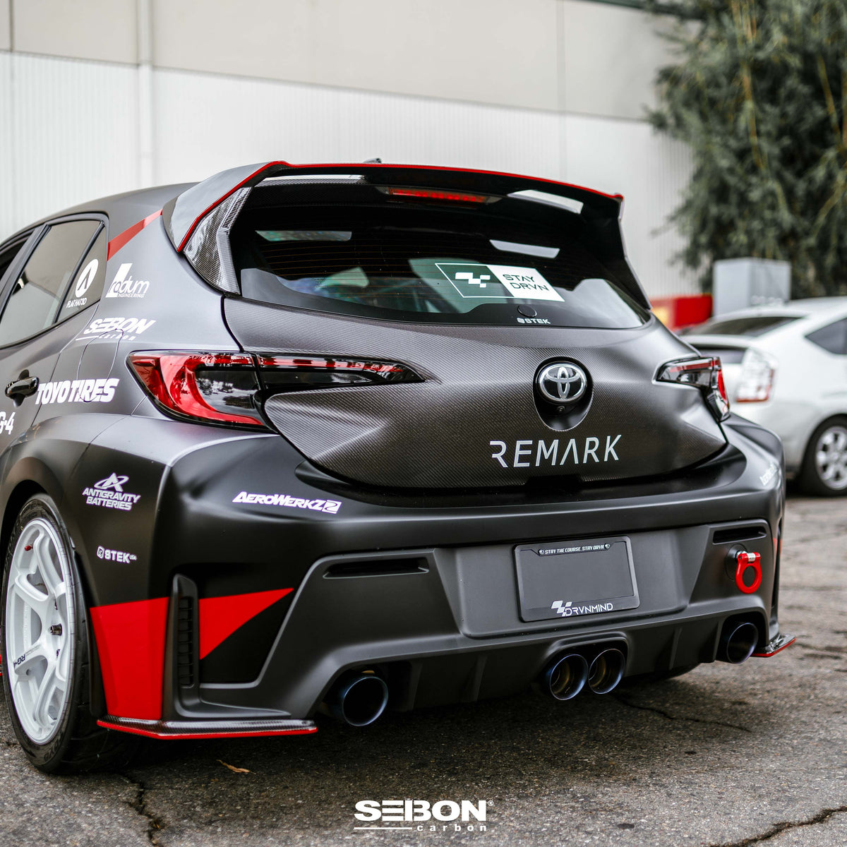 Seibon 2023+ Toyota GR Corolla OE-Style Carbon Fiber Rear Spoiler - RS23TYGRCOR