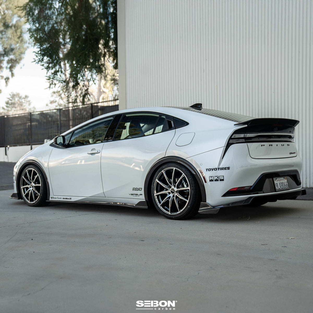 Seibon 23-25 Toyota Prius MB-Style Carbon Fiber Spoiler - RS23TYPR-MB