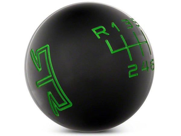 RTR Black Shift Knob - Green Engraving (15+ Mustang)