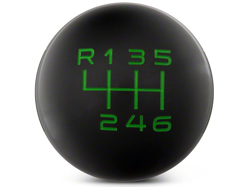 RTR Black Shift Knob - Green Engraving (15+ Mustang)