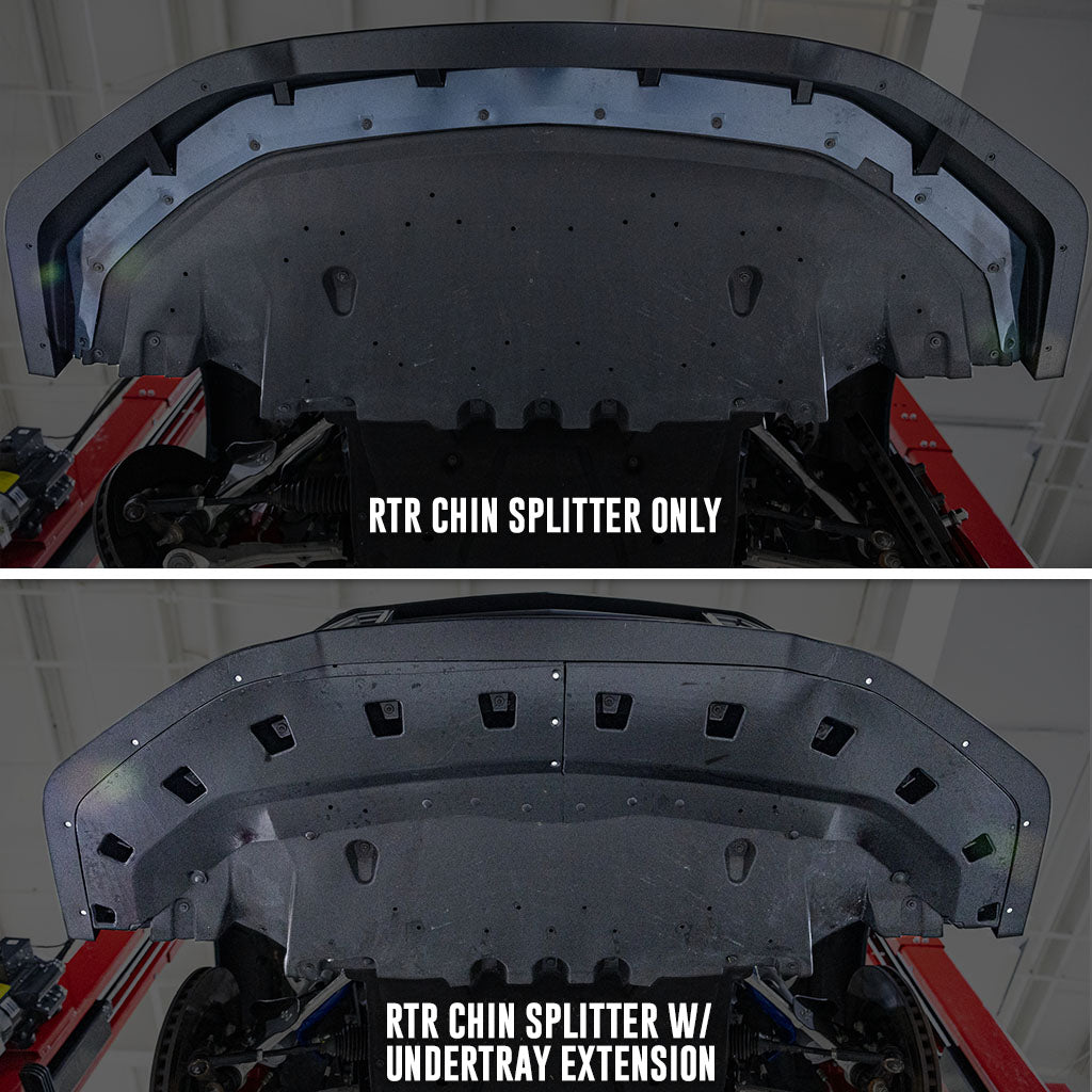 RTR Chin Splitter & Undertray Extension (24+ Mustang)