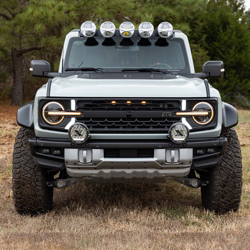 RTR Front Bumper Light Mount Kit w/ PROJECT X HP.70 Lights (21+ Bronco & 22+ Bronco Raptor w/ Modular Front Bumper)