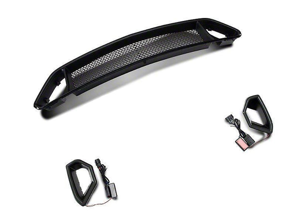 RTR Upper Grille with LED Accent Lights (18-23 Mustang)