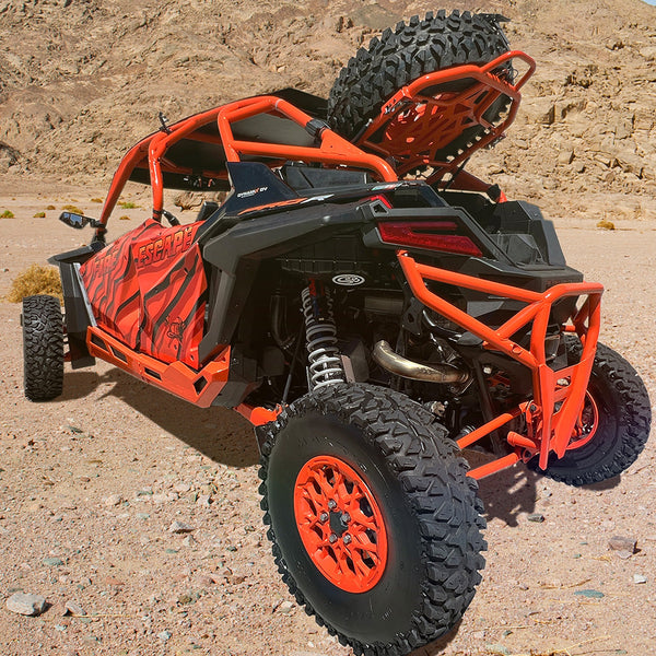 S&B Particle Separator (Wheel Well Mounted) for the 2022-2025 Polaris RZR PRO R 2.0L - 76-2018 by S&B - front view