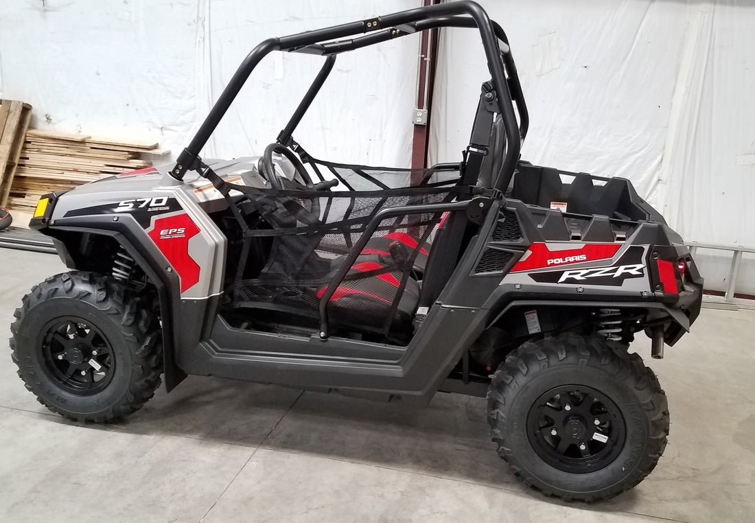 RokBlokz Polaris RZR 570 TRAIL 2014-2017 Mud Flaps / Fender Extensions, Front & Rear