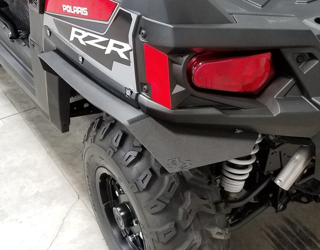 RokBlokz Polaris RZR 570 TRAIL 2014-2017 Mud Flaps / Fender Extensions, Front & Rear