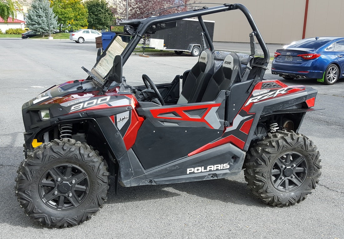 RokBlokz Polaris RZR 900 TRAIL 2015-2017 Mud Flaps / Fender Extensions, Front & Rear