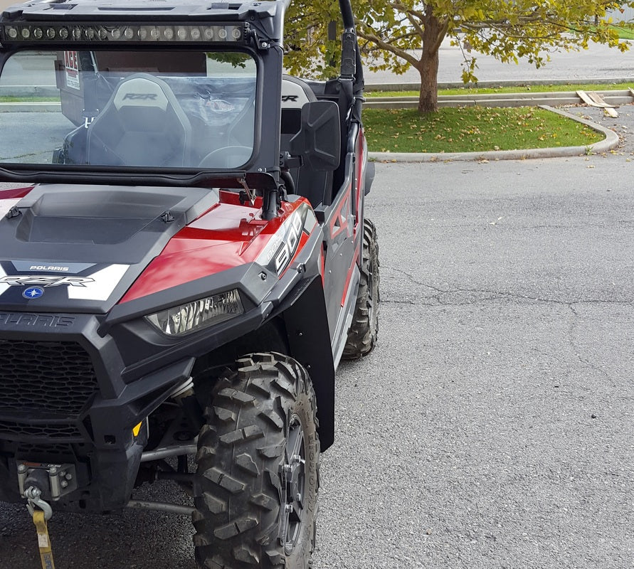 RokBlokz Polaris RZR 900 TRAIL 2015-2017 Mud Flaps / Fender Extensions, Front & Rear