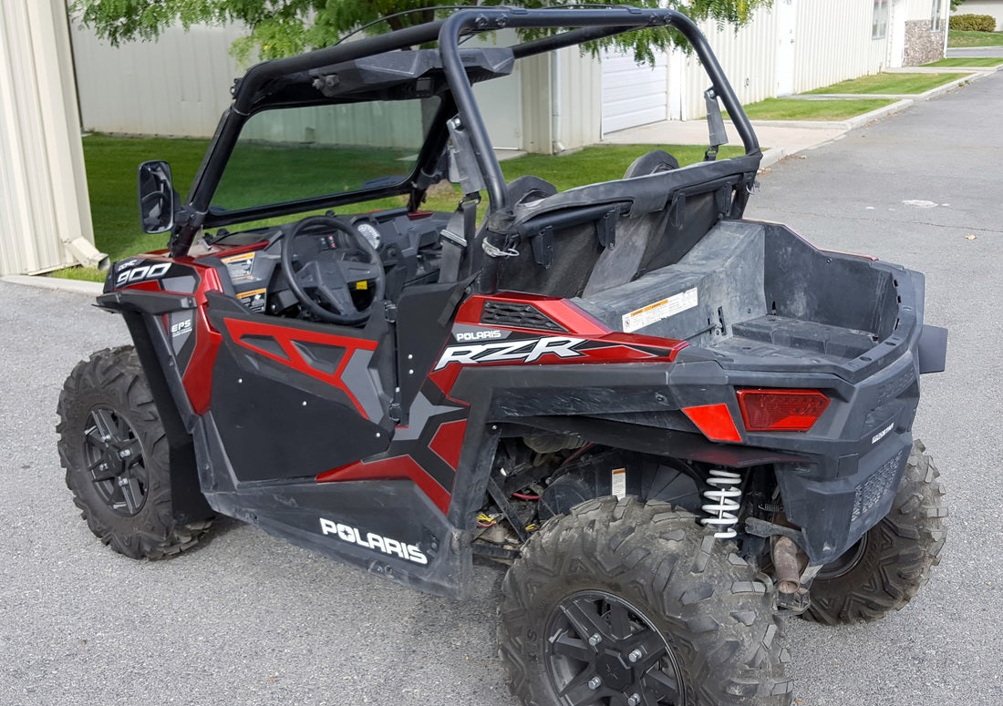 RokBlokz Polaris RZR 900 TRAIL 2015-2017 Mud Flaps / Fender Extensions, Front & Rear