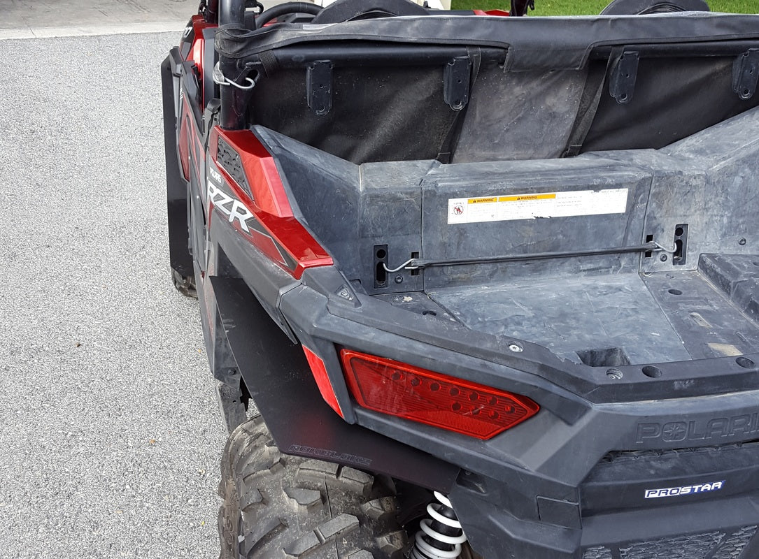 RokBlokz Polaris RZR 900 TRAIL 2015-2017 Mud Flaps / Fender Extensions, Front & Rear
