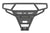 Tubular Bumper | Front | Black Series LED | 6" Light | Slim Line | Polaris RZR XP 1000