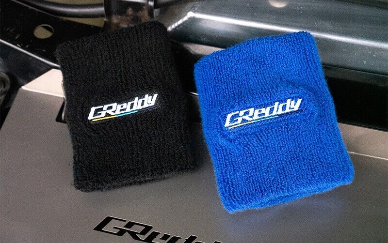 GReddy - GReddy Reservoir Cover(s) - Blue and Black - 18001898