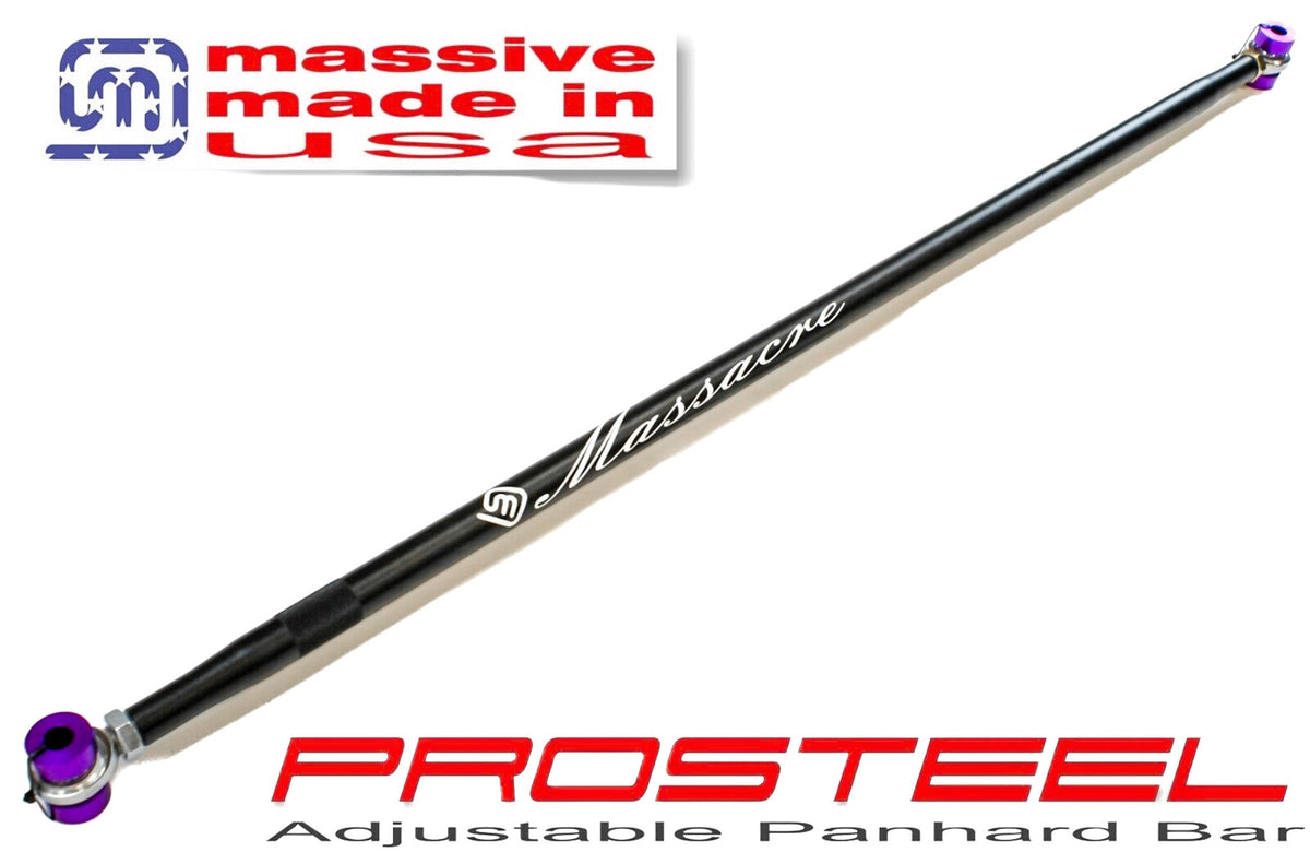 Massive Panhard PROSTEEL Rod 05-14Mustang GT 500 S197 3.7 4.0 4.6 5.0 5.4 - Massive Speed System