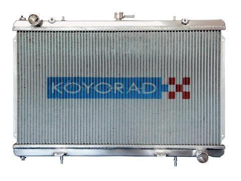 Koyo 86-92 Toyota Supra NA/Turbo MT Only (USDM Vehicles Req. M16x1.5 Plug) Radiator - R0171 for 1986-1992 Toyota Supra - fron