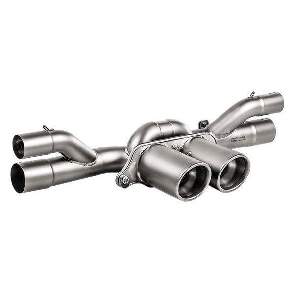 Akrapovic 2018 Porsche 911 GT3 (991.2) Slip-On Race Line (Titanium) w/Tips &amp; Carbon Fiber Diffuser - S-PO/TI/8-TP-DI